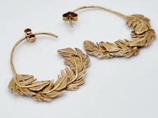 Alex Monroe Feather Small Hoop