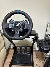 Logitech G923 Steering Wheel and Pedals of Race Trueforce 1000 Hz Force