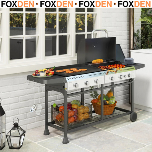 Deluxe duo gas bbq - gas, bbq,