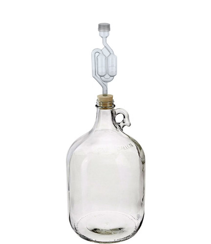 Glass fermenting jug - glass,