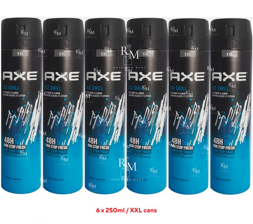 250ml xxl axe lynx ice - x,