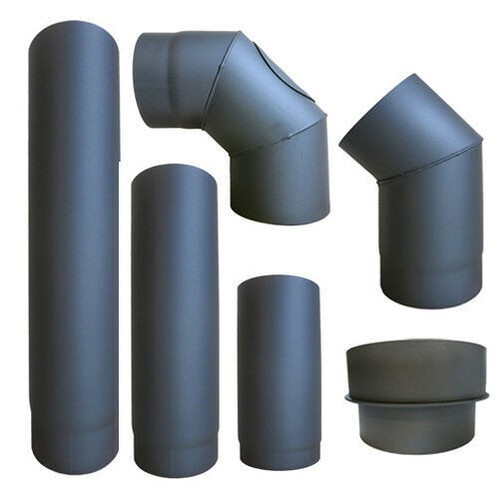 Grey chimney single - single, flue