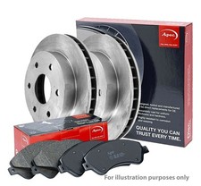 APEC Rear Brake Discs & Brake Pads Set Braking Replacement Kit Fits Mazda MX-5
