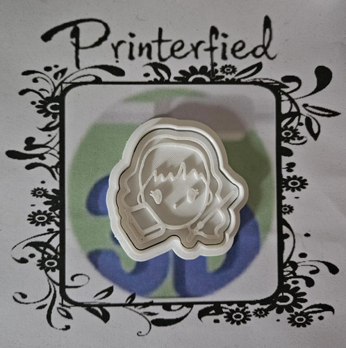 Hermoine head cookie press - hermoine,