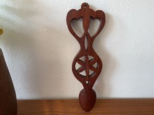 Wooden Welsh Love Spoon With
