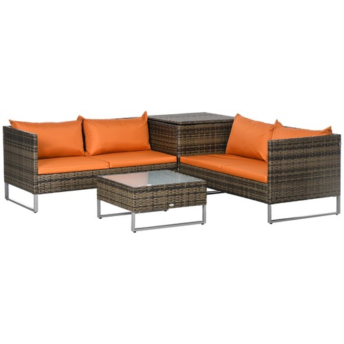 Outsunny rattan garden - rattan,