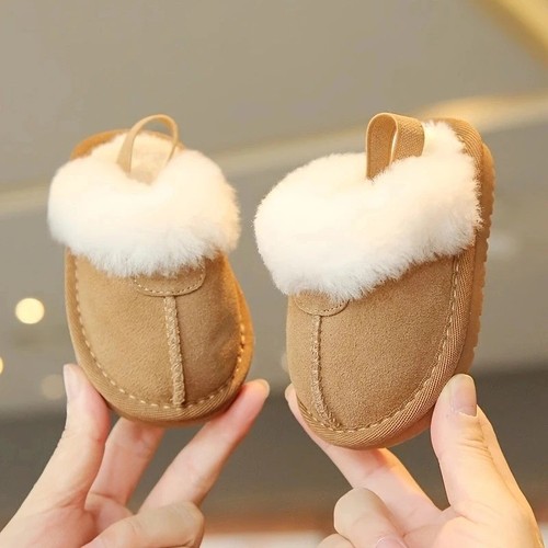 Baby winter plush slippers - winter,
