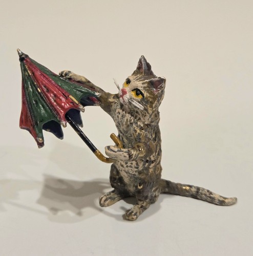 Vienna bronze cat - bronze,