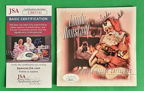 Linda ronstadt signed merry - ronstadt,
