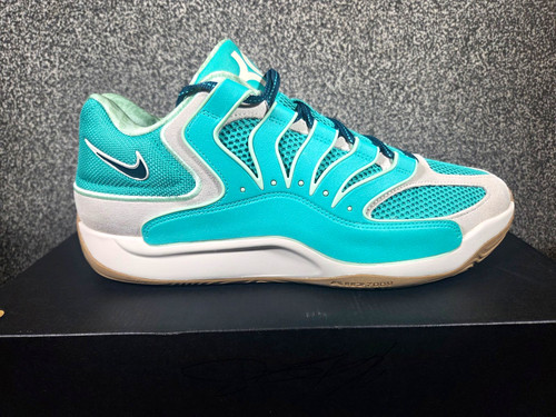 Nike kd18 turquoise grey - kd18, turquoise/grey/white