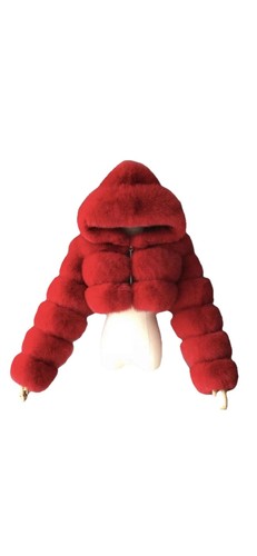Nwt red faux fur - nwt, bomber