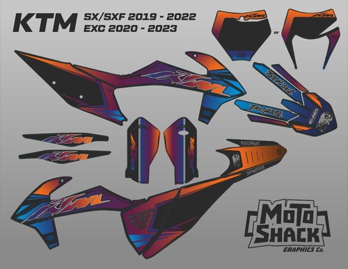 Ktm decal kit sxf - ktm, sx