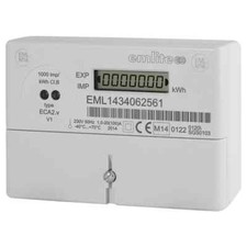 EMLITE ECA2V SINGLE PHASE ELECTRONIC ELECTRICITY C/W METER EXTENDED COVER