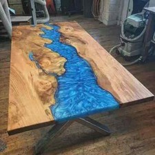 Blue Epoxy Resin Center Sofa