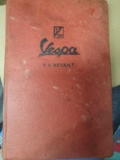 OLD VINTAGE / CLASSIC VESPA COVERING ALL MODELS REPAIR MANUAL/BOOK  PRINTED 1958