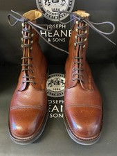 JOSEPH CHEANEY , BRAND NEW , SIZE  11 , VELDTSCHOEN, DERBY BOOT, MAHOGANY GRAIN,