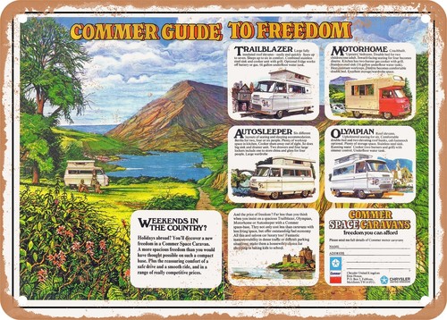 Metal sign 1976 commer - sign,