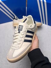 UK 13  New Adidas Jeans Chalk White Legend Ink Men's Trainers.