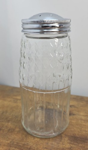 Retro glass sugar - sugar, shaker