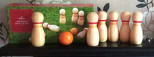 WOODEN SKITTLES GARDEN GAME