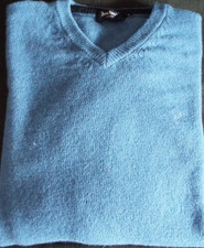 JAMES PRINGLE 100% WOOL BLUE V