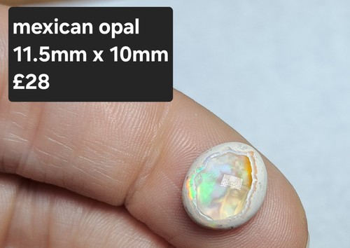 Mexican cantera opal oval - cantera,