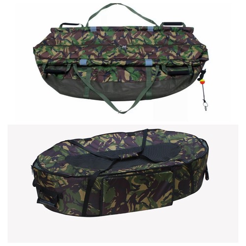 Camo carp cradle - camo, retention