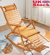 Wooden Deck Chair Garden Patio