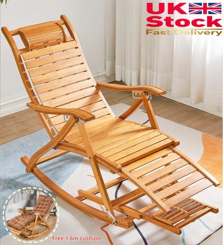 Wooden deck chair - wooden, patio