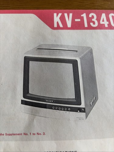 134ub sony trinitron colour - kv-134ub,