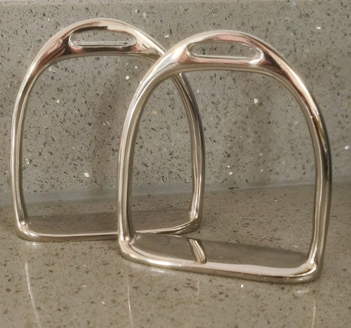 Pair rocking horse stirrups - of,