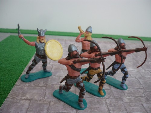 Timpo vikings toy soldiers - ,