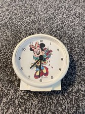 Vintage Hanhart West Germany Disney Minnie Mouse Orbis Travel Alarm Clock Bb13e