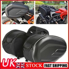 Motorcycle Pannier Side Saddle Bag Motorbike Luggage Bag w/Rain Cover Waterproof