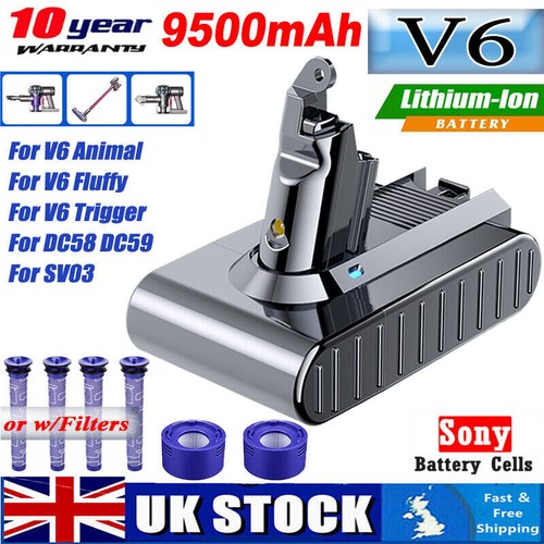 9500mah for dyson v6 - 9500mah,