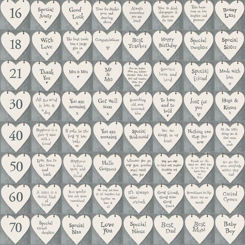 Mini wooden love hearts - wooden,