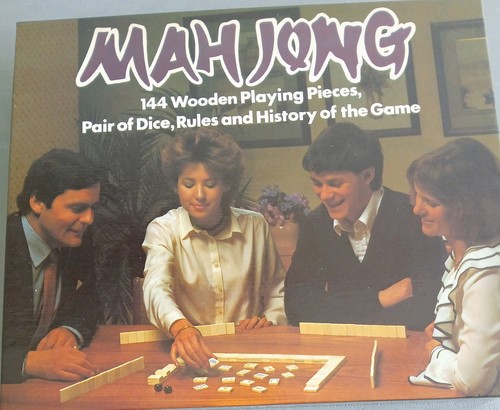 Retro 1970s mahjong game - mahjong, by