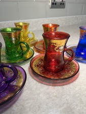 Turkish Arabic Set of 6 Glass