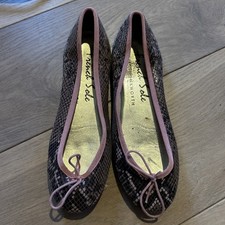 French Sole snake print Ballet Flats U.K. 5