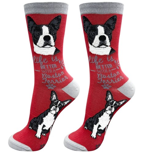 Boston terrier socks - terrier,