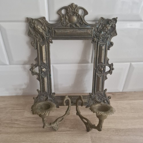 Vintage brass candlestick - vintage,