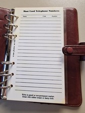 Filofax Ref TN/M wipe off