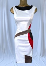 Karen Millen White Satin and