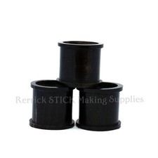 3 BEADED WATER BUFFALO HORN COLLARS FOR WALKING STICKS 21MM