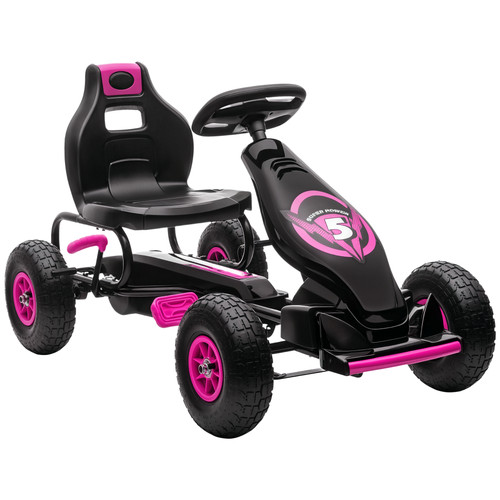 Homcom children pedal - pedal, kart