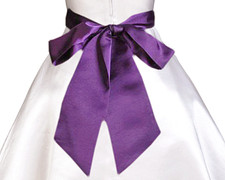 Satin Sash For Wedding Decoration Party Accessory Bridal Shower DIY Plain Sash