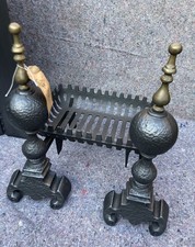 VINTAGE CAST IRON FIREPLACE