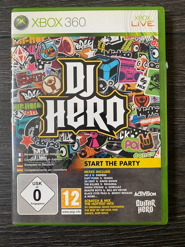 Xbox 360 hero game - dj,