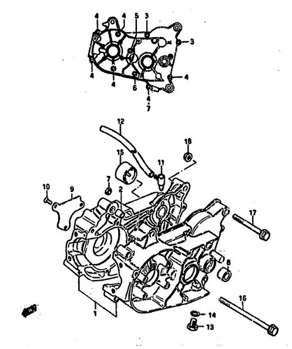 Suzuki genuine atv screw 6mm - suzuki, x