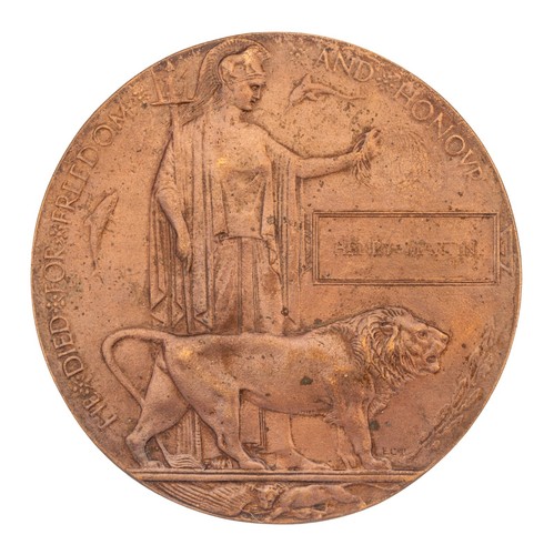 Ww1 memorial plaque - ww1, henry